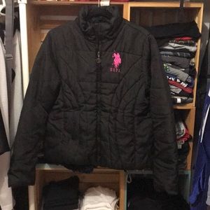 Black and Pink USPA women’s XL jacket like new